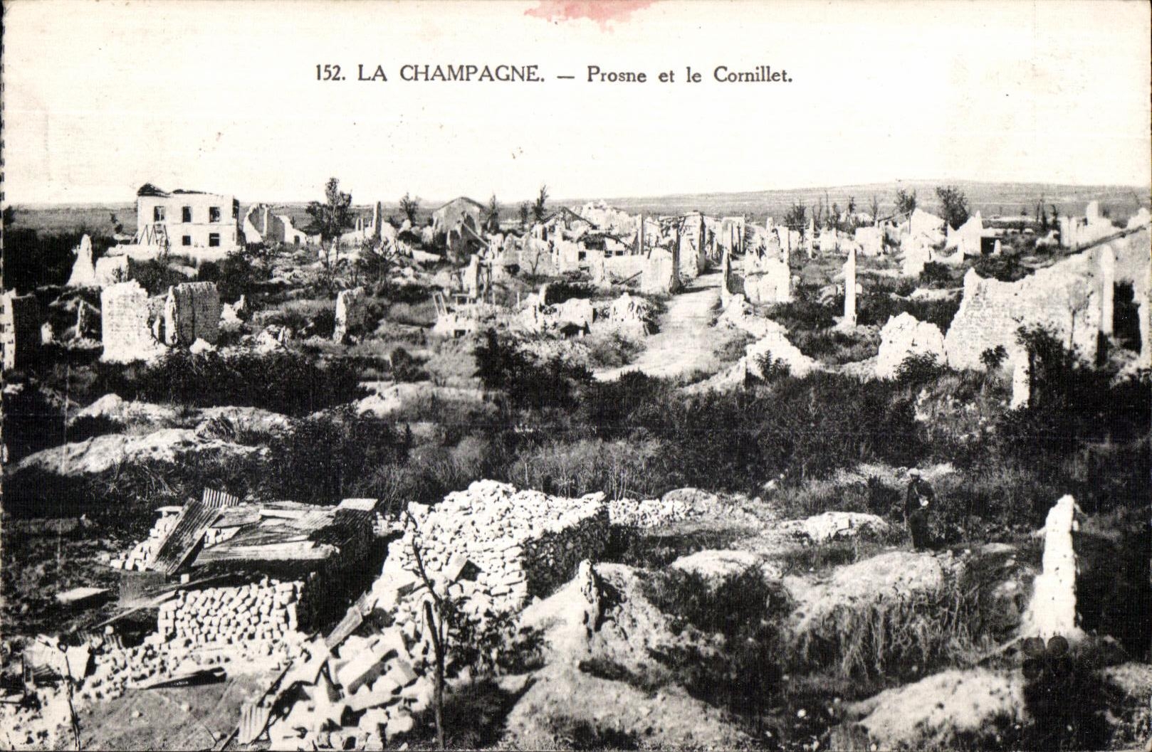 CPA the Prosne Champagne and Cornillet Militaria