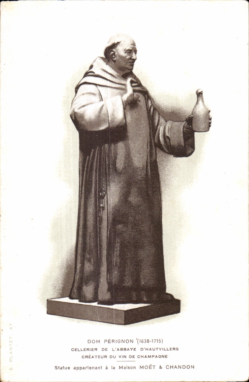 CPA Dom Perignon Cellerier Of Abbey Moet   Chandon Champagne