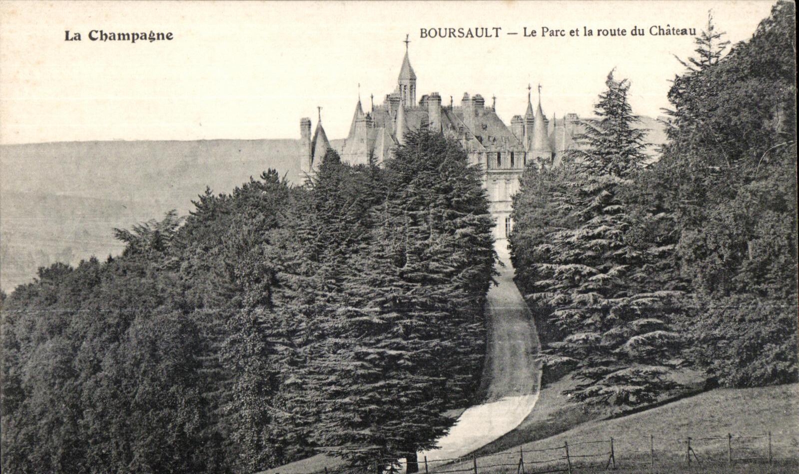 CPA Boursault Avoids It and the road of the Castle
