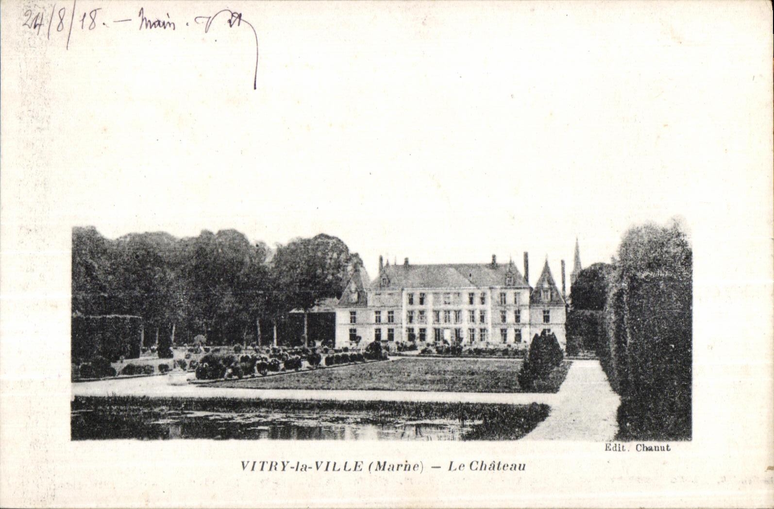 CPA Vitry the Marne City the Castle