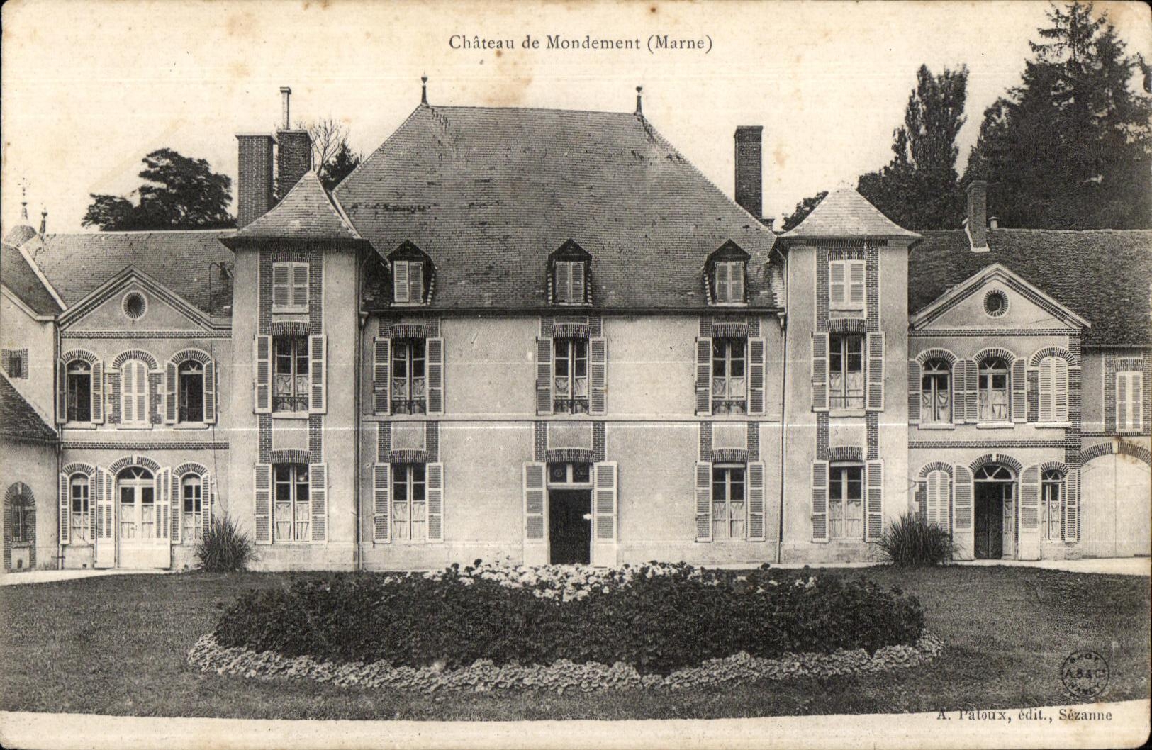 CPA Castle of Mondement the Marne