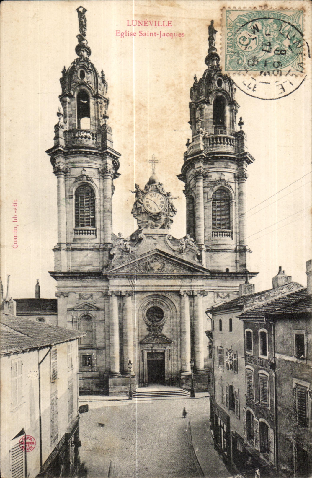 CPA Luneville Church Saint Jaques