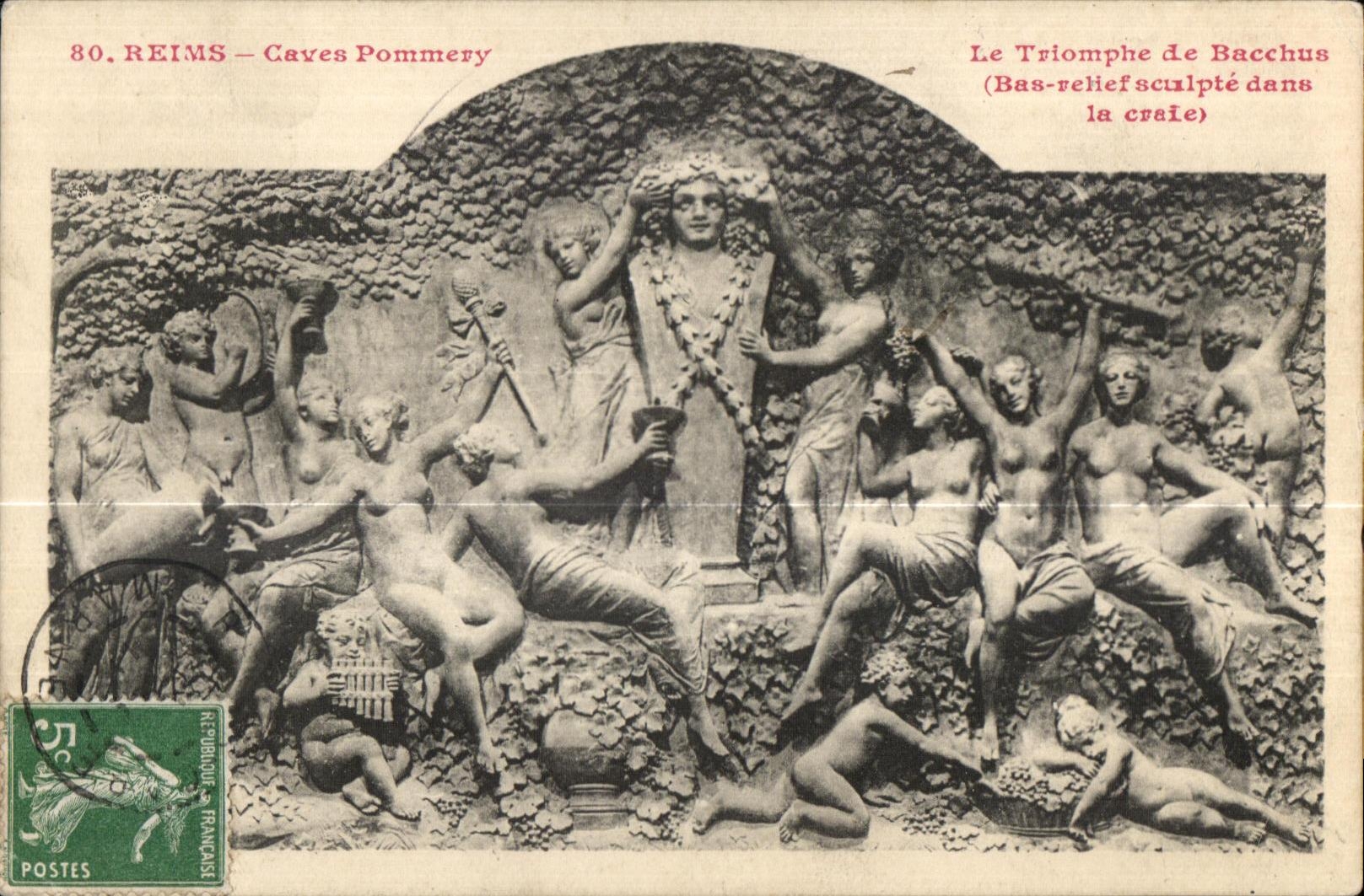 Hollow Reims Pommery Triumph of Bacchus