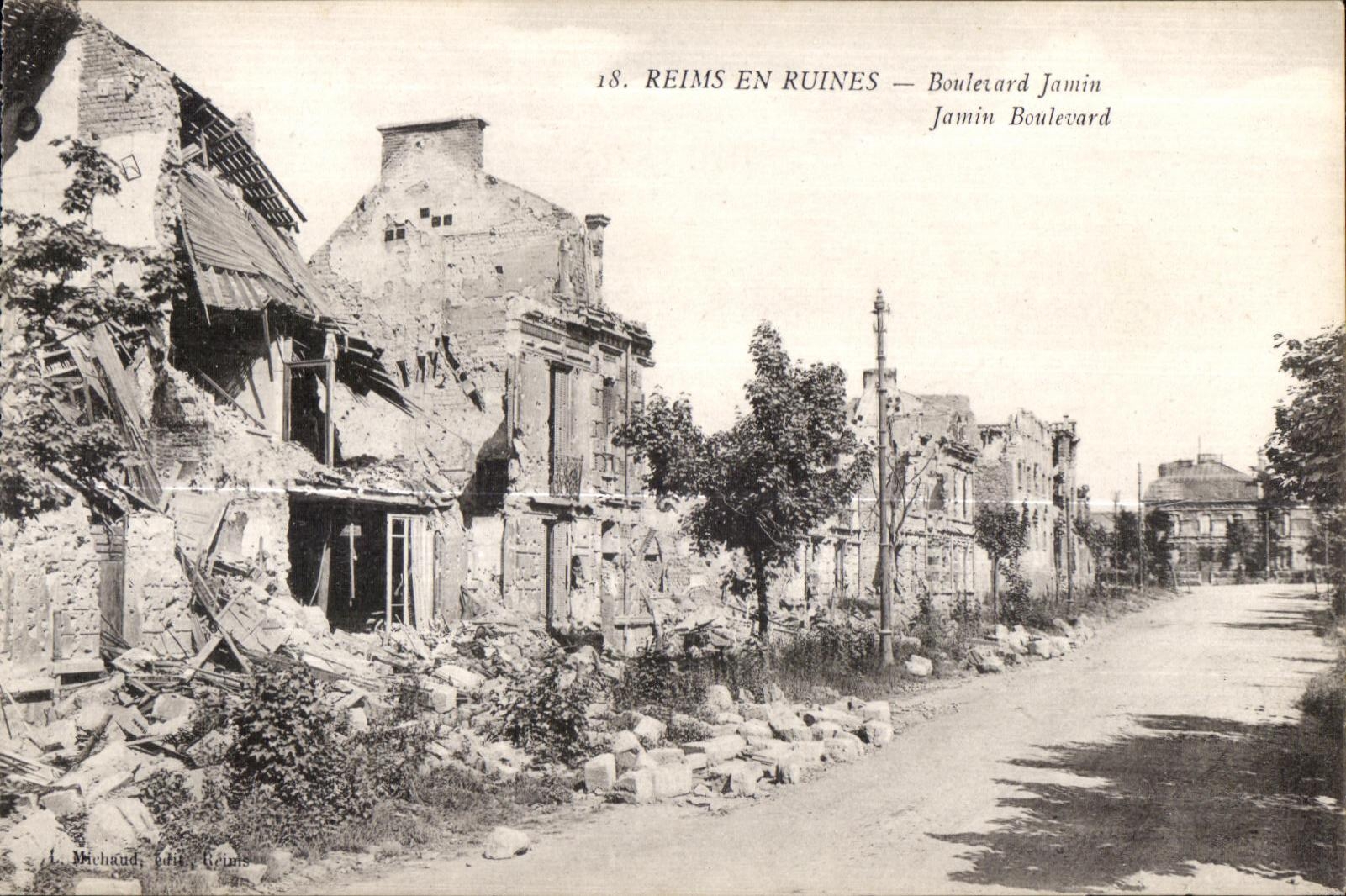 Reims In Ruins Boulevard Jamin Miltiaria
