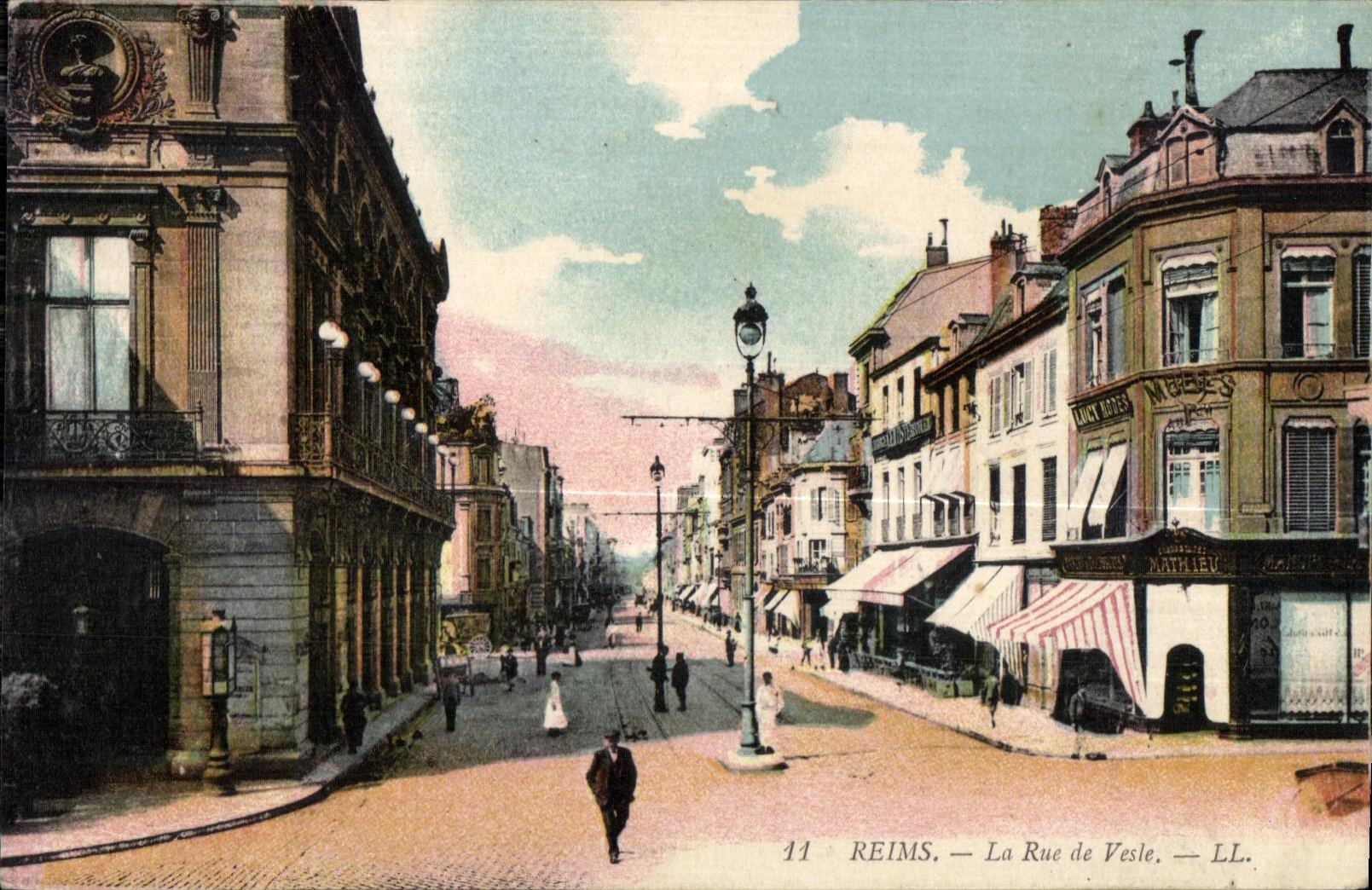 Reims the Street of Vesle