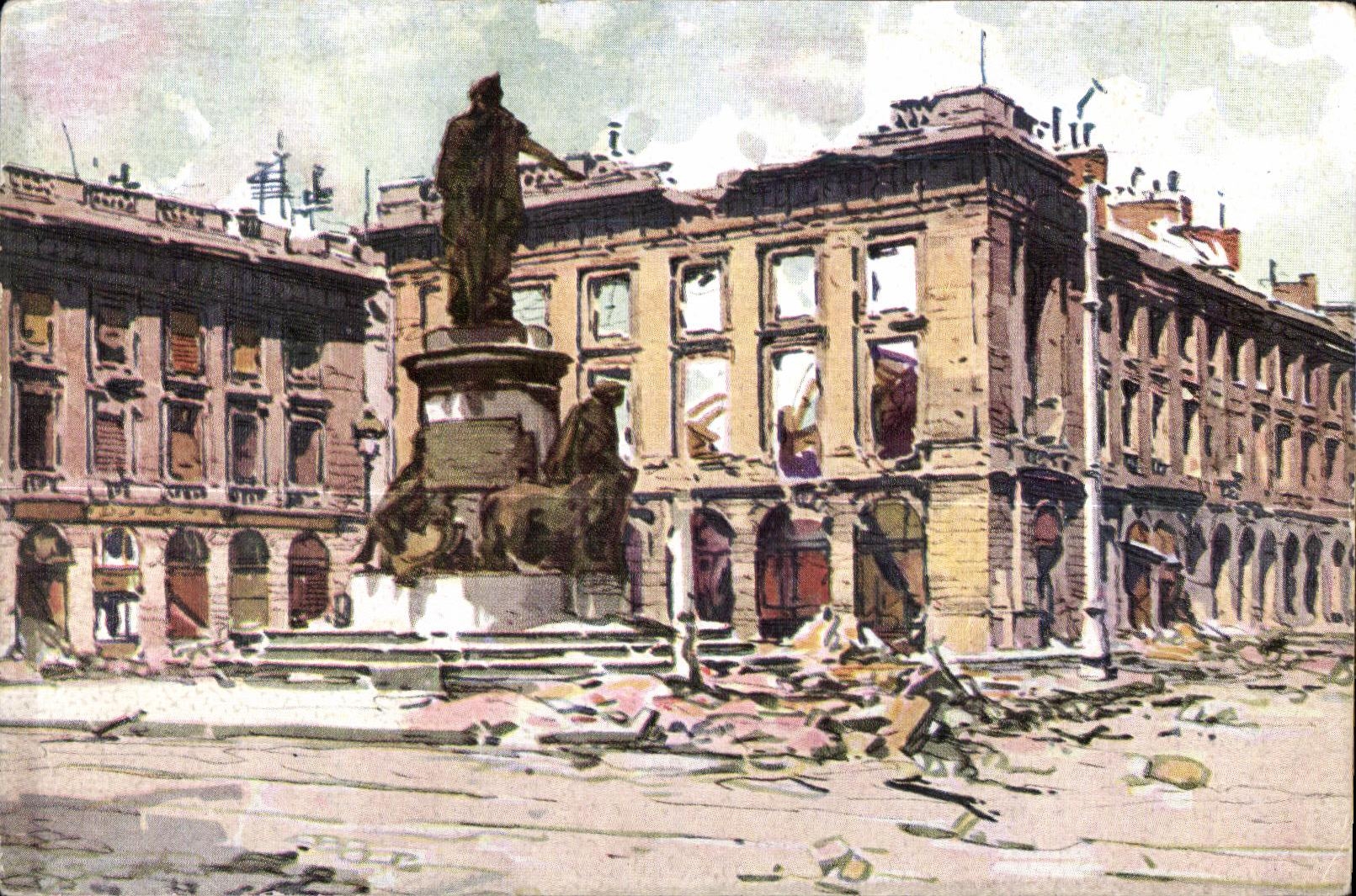 CPA Reims the Royal Place