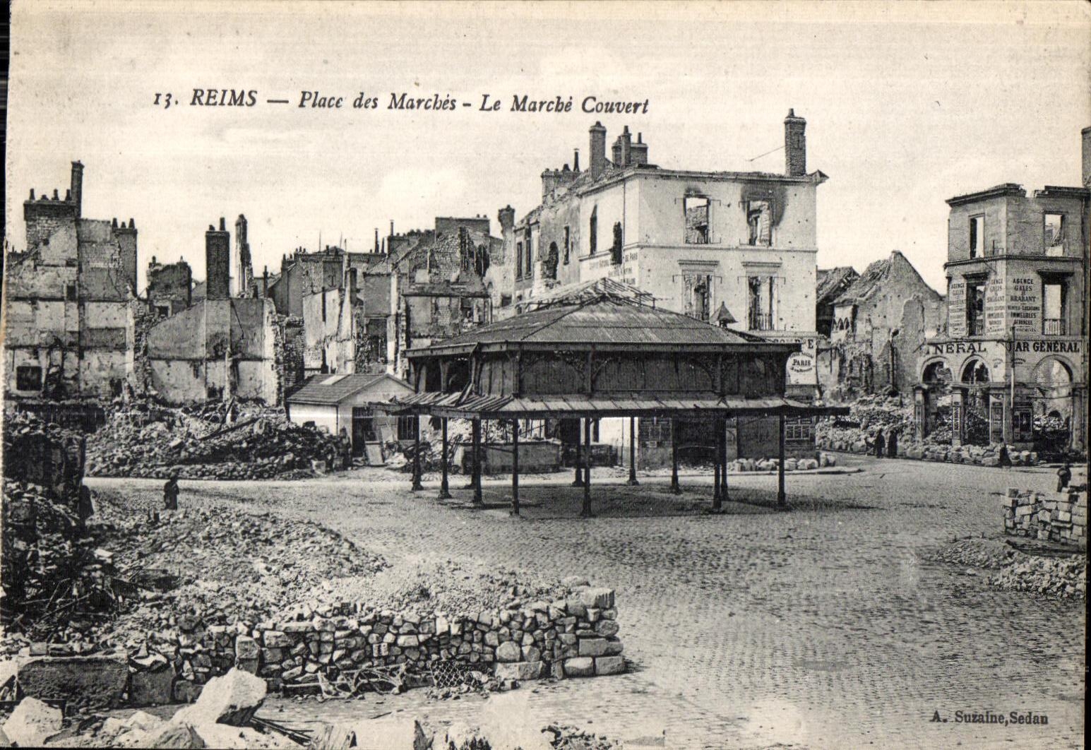 Reims Places Markets Market Covered Miltiaria