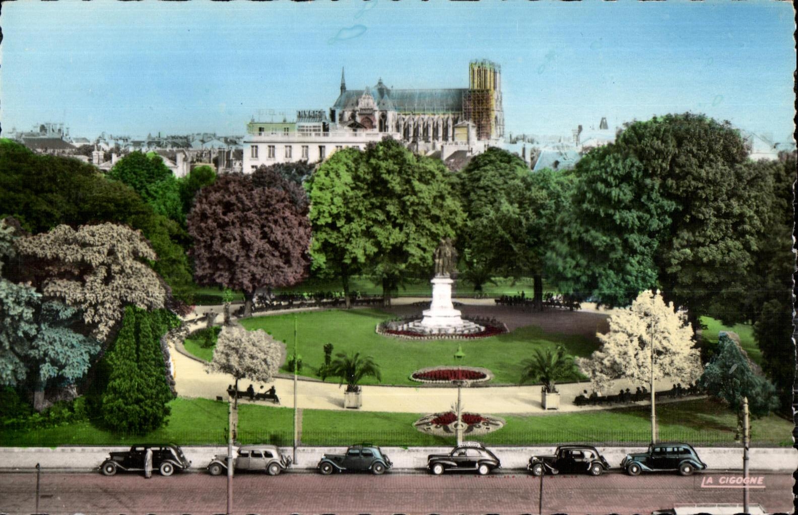 Reims the Marne the Colbert Public garden