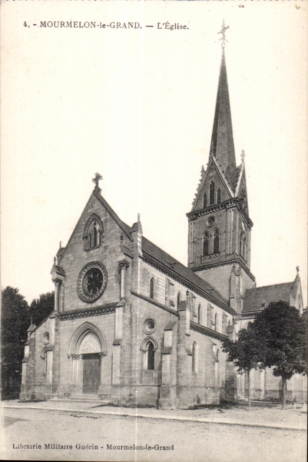 CPA Mourmelon the Large Church