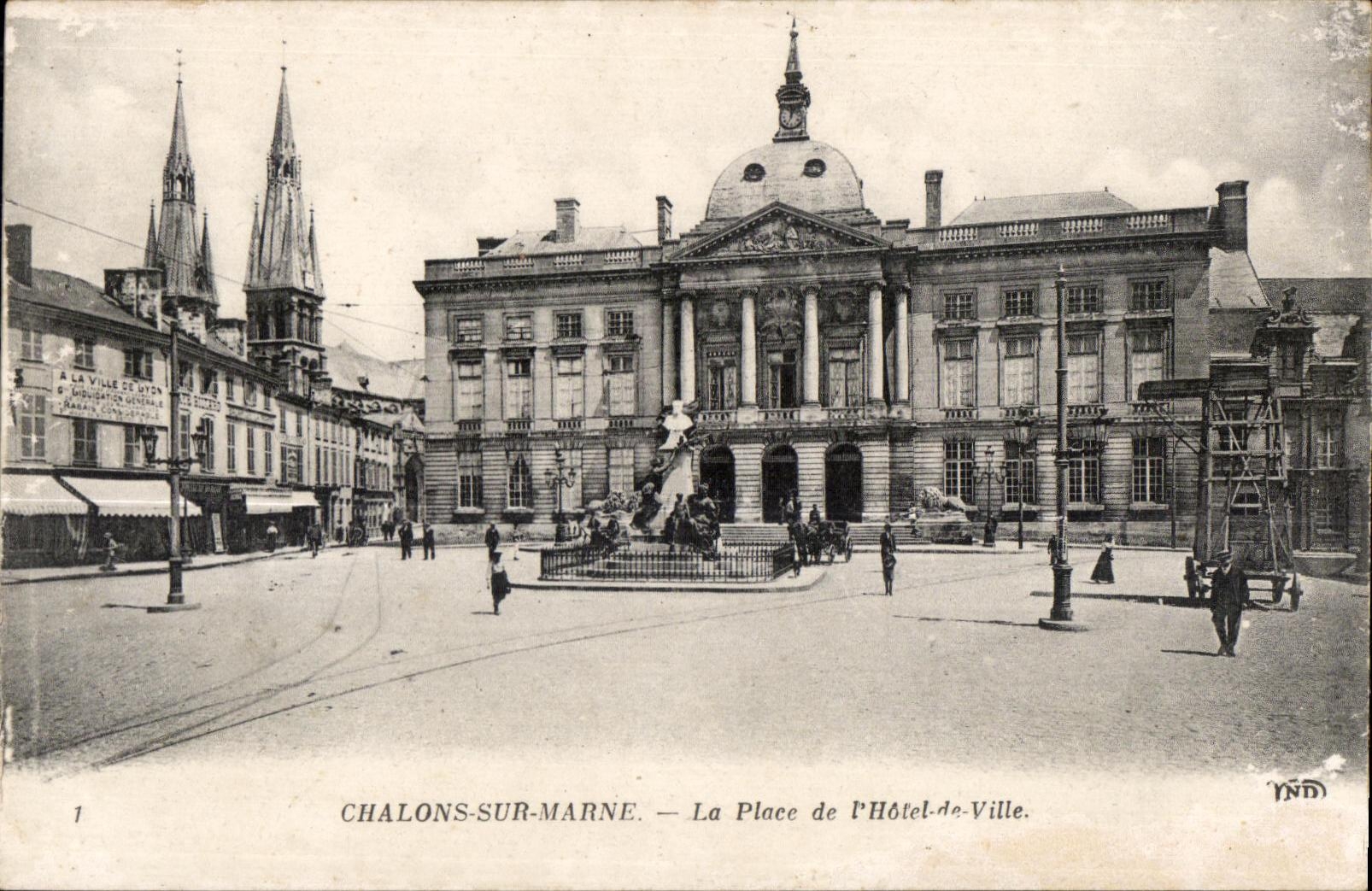 Trawl-nets On the Marne the Place of I Town hall
