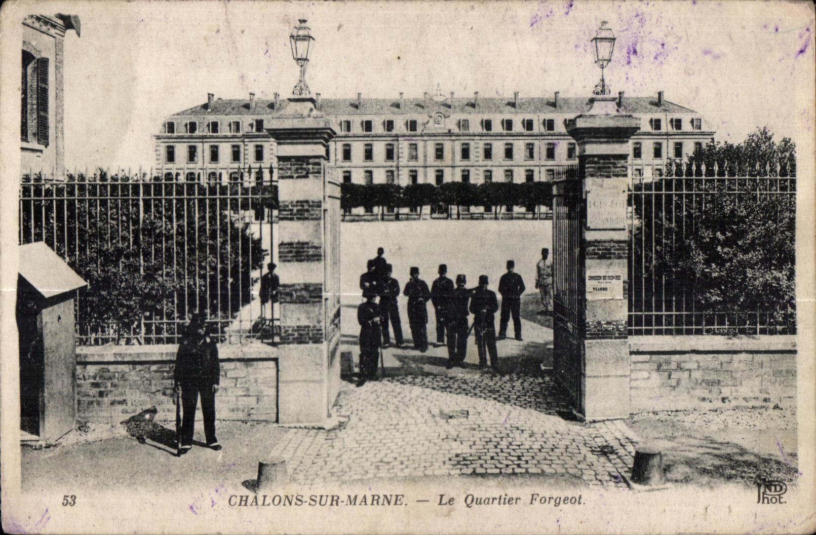 Trawl-nets On the Marne the District Forgeot Militaria