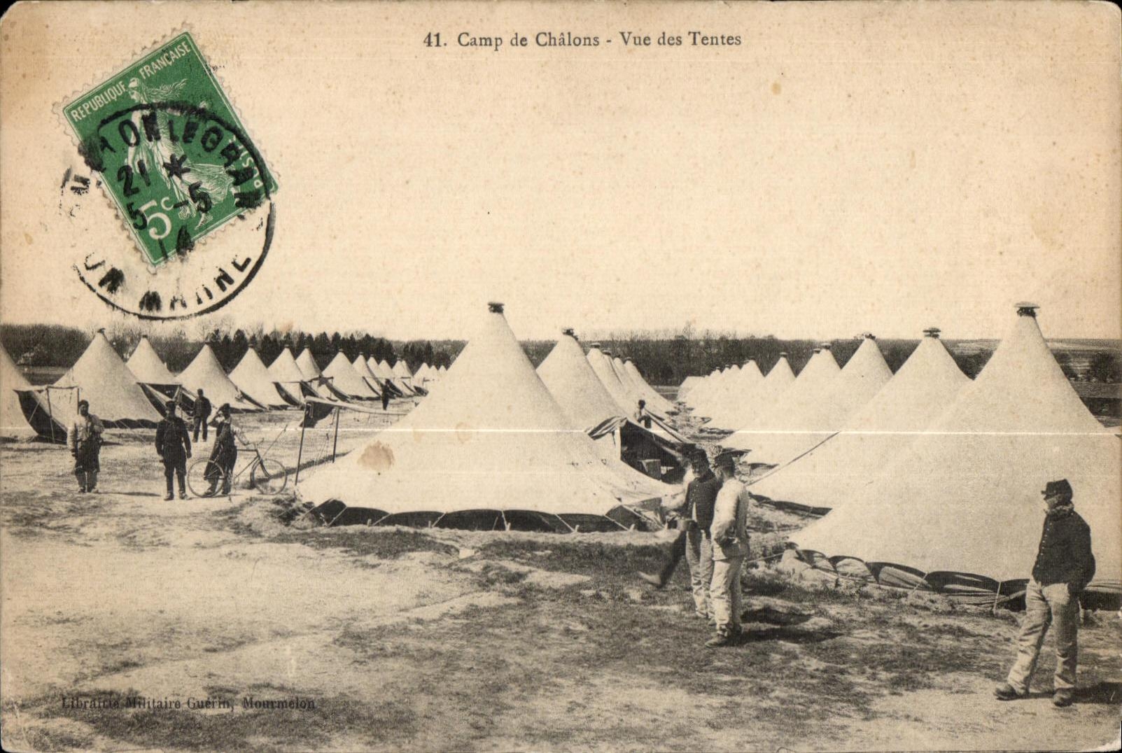Camp of Trawl-nets Seen of the Militaria Tents