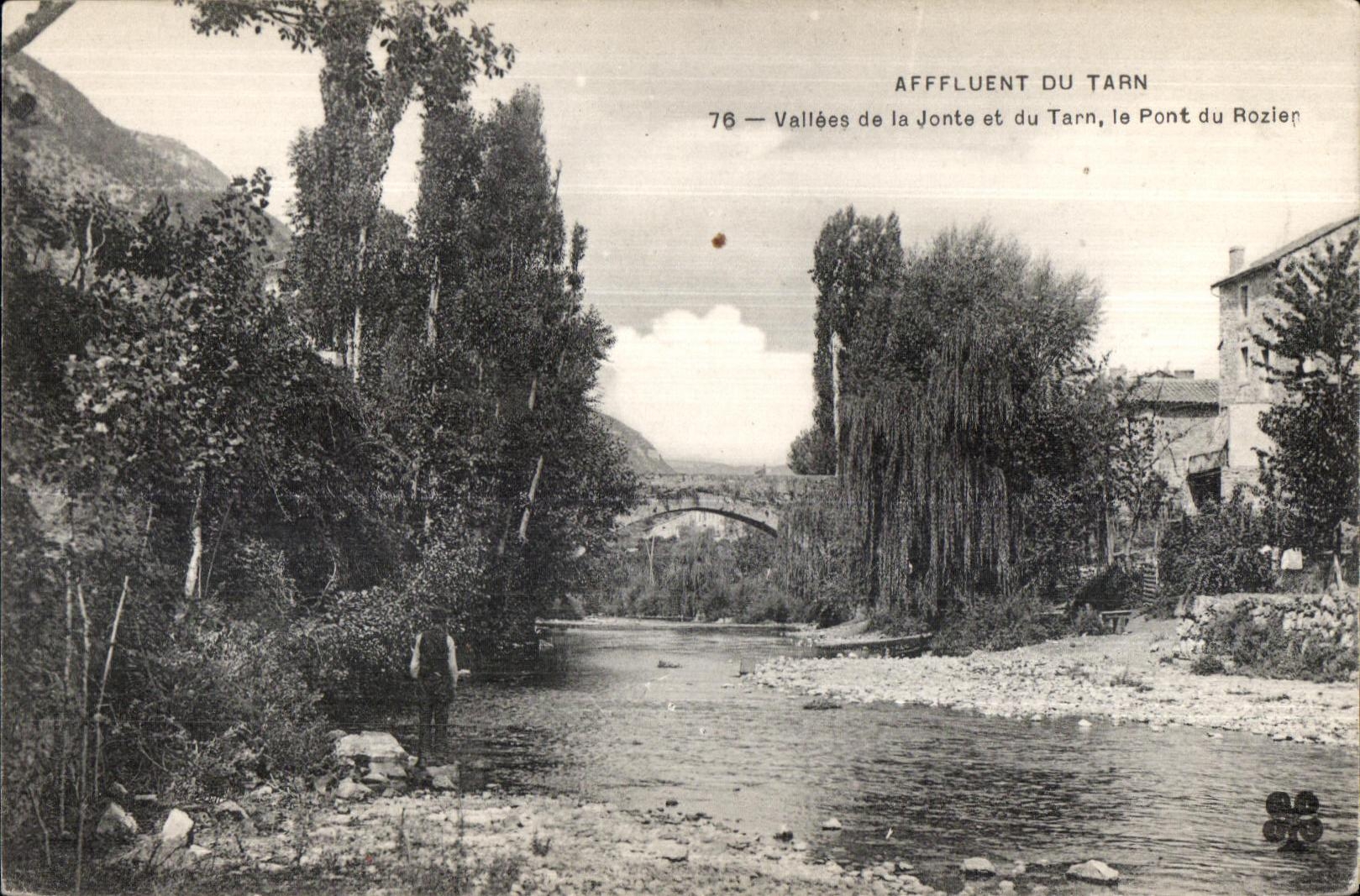 Afffluent Du Tarn Vallees de la Jonte et du Tarn le Pont du Rozien