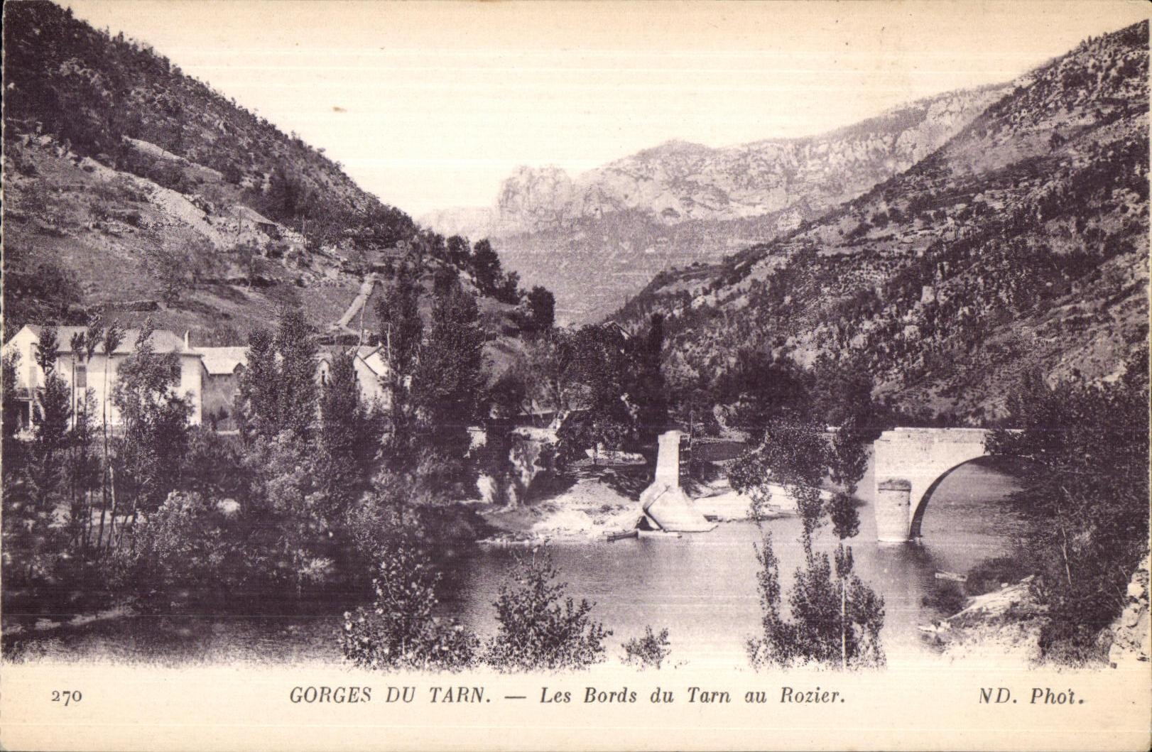 Gorges Du Tarn Les Bords du Tarn au Rozier