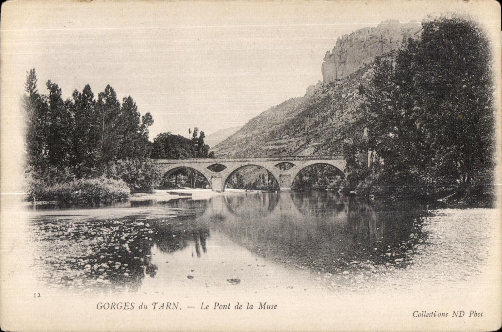 CPA Gorges du Tarn Le Pont de la Muse