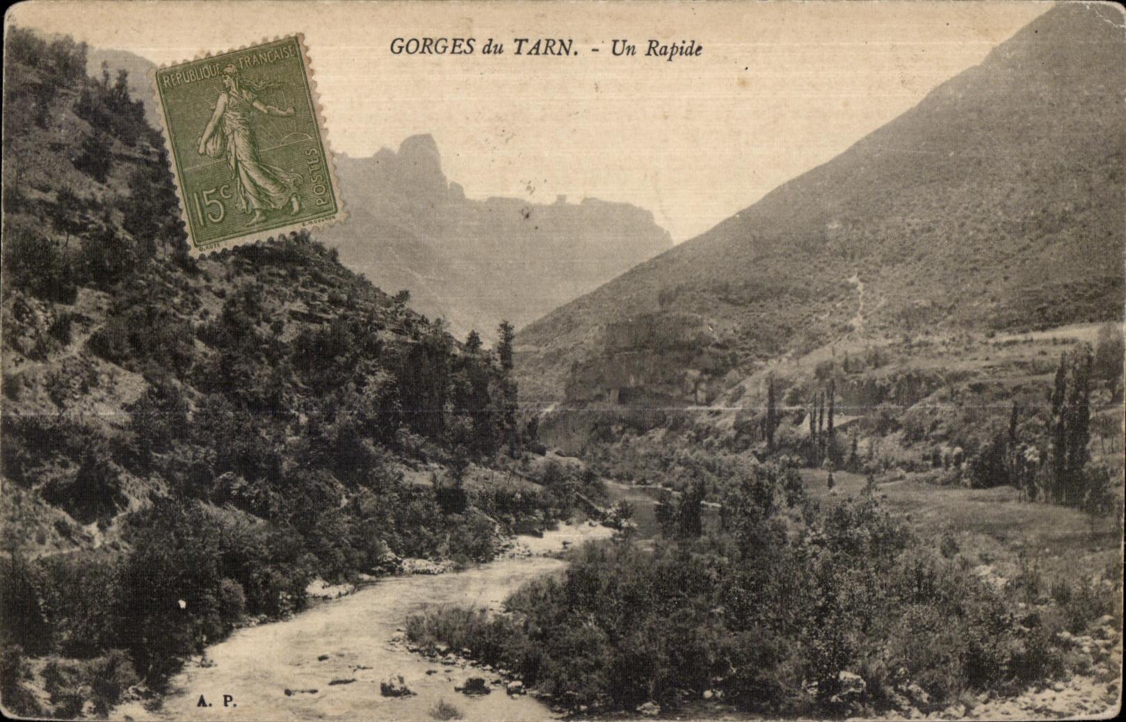 CPA Gorges du Tarn Un Rapide