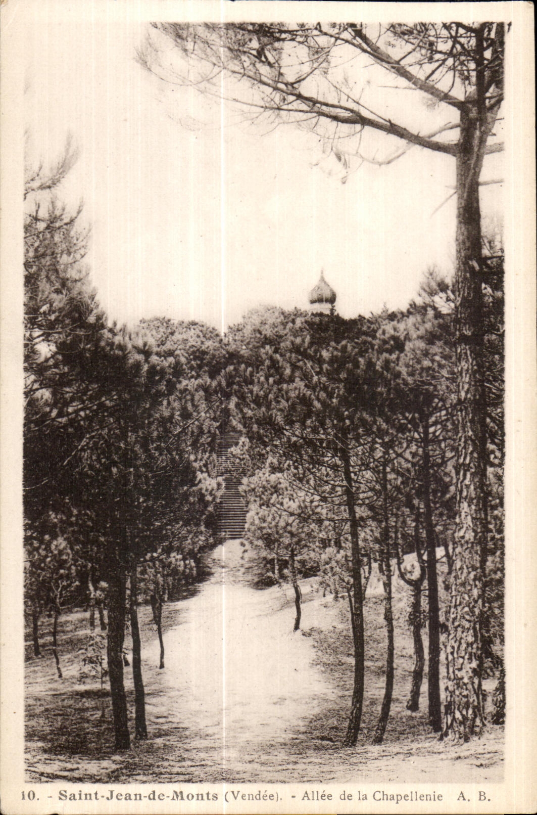 CPA Saint Jean de Monts (Vendee) Allee de la Chapellenie