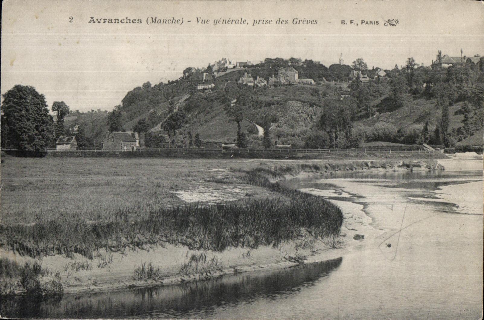 CPA Avranches (Manche) Vue generale prise des Greves