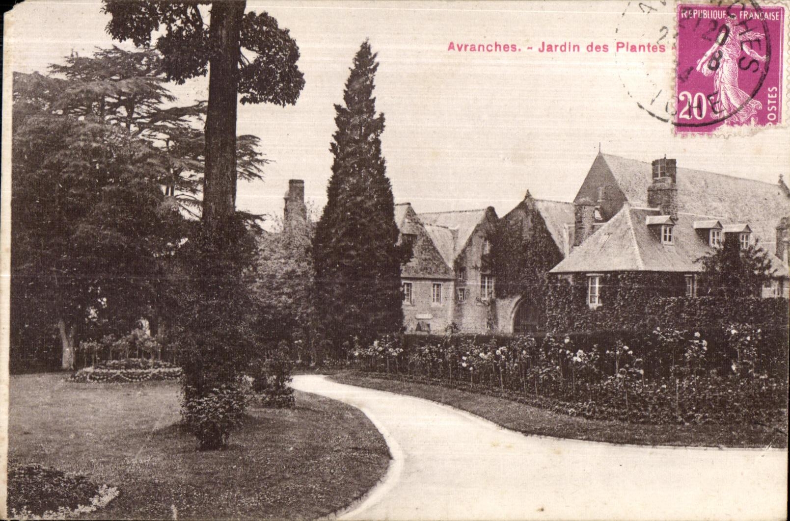 CPA Avranches jardin des plantes