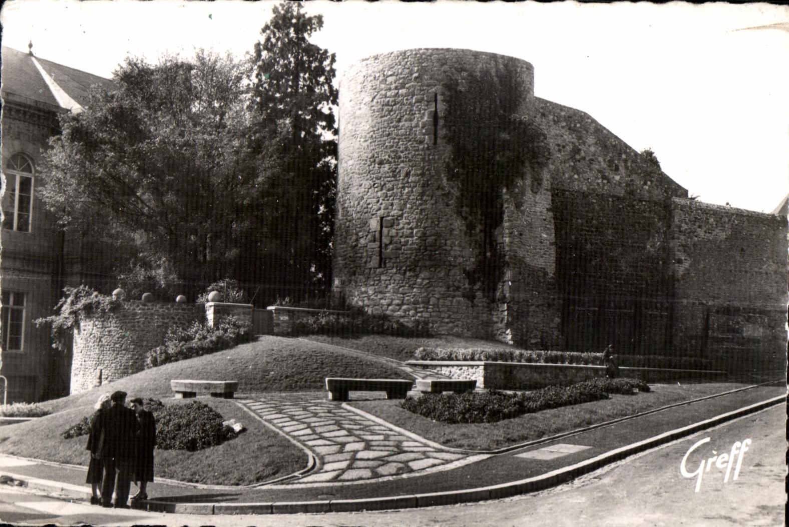 CPSM Avranches (manche) le donjon photo veritable