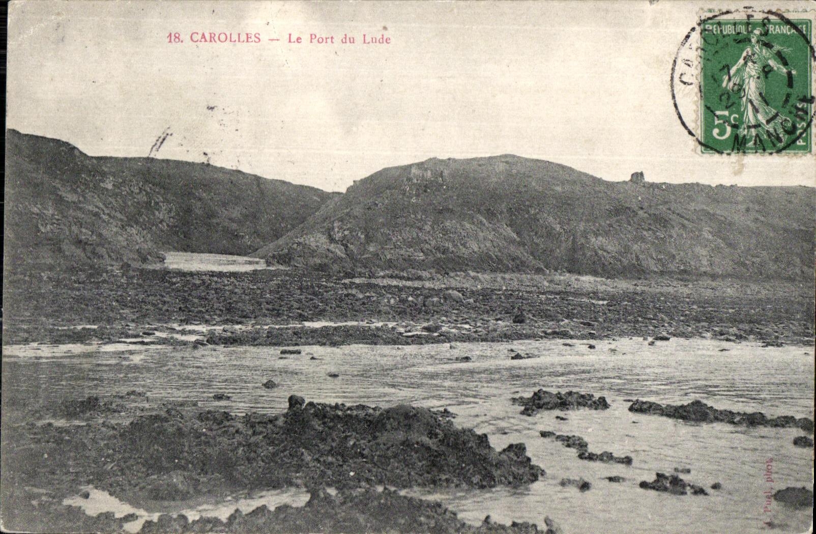 CPA Carolles (Manche) Le Port du Lude