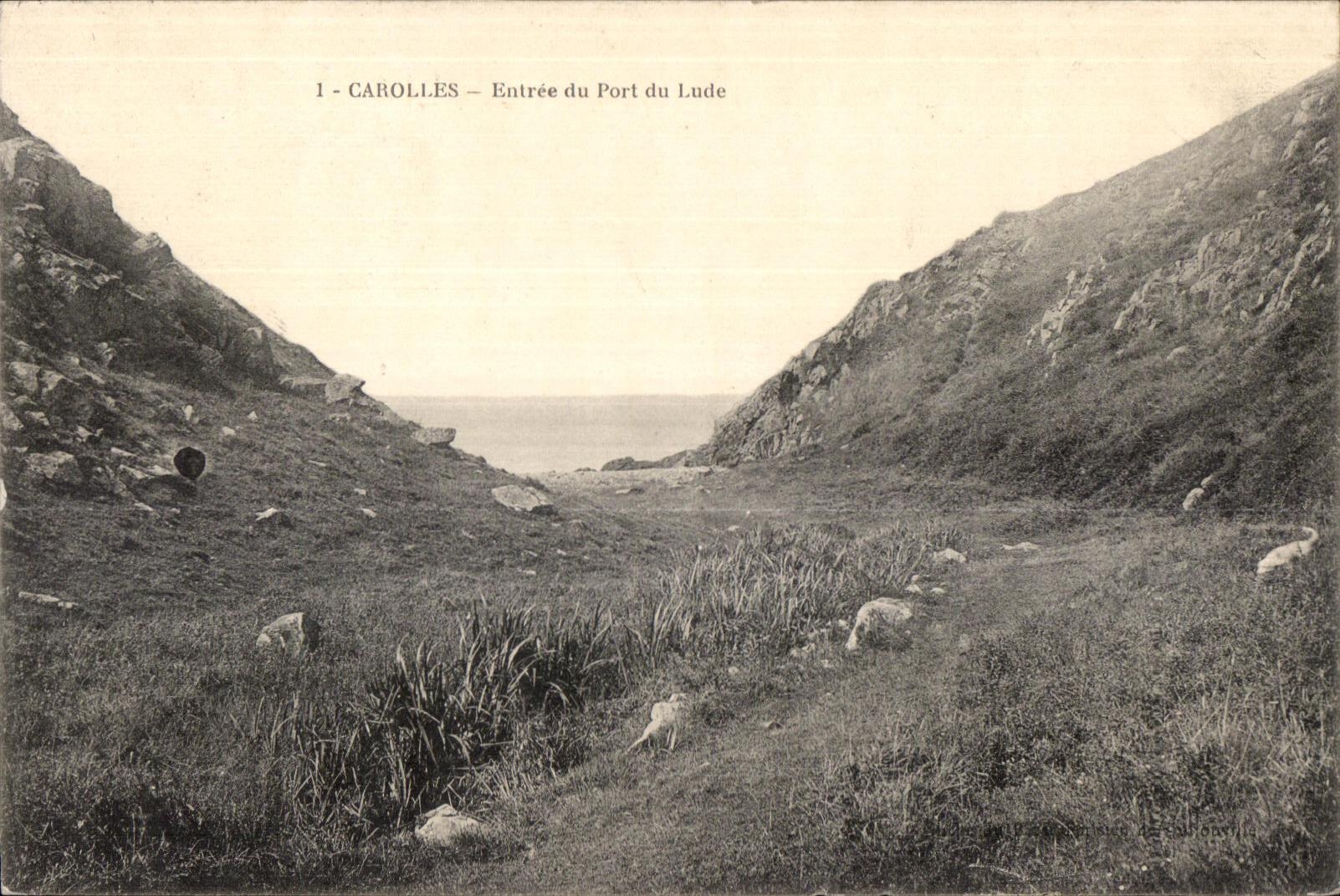 CPA Carolles Entree du Port du Lude
