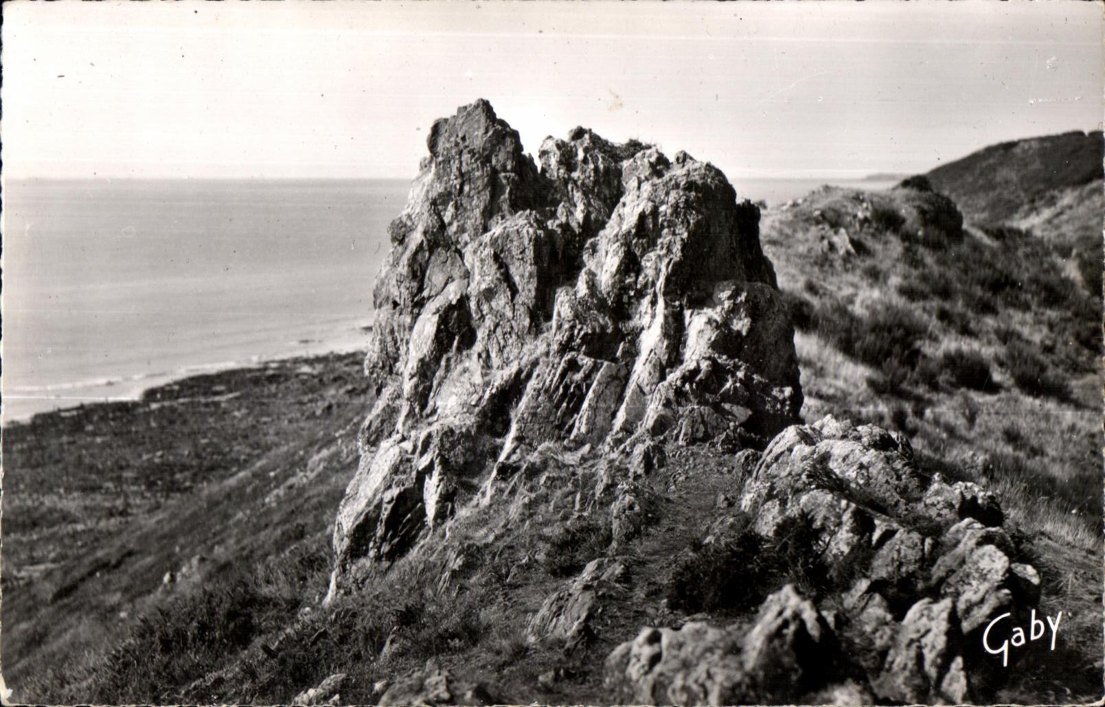 CPSM Carolles Edenville (Manche) Vallee Roche du Diable