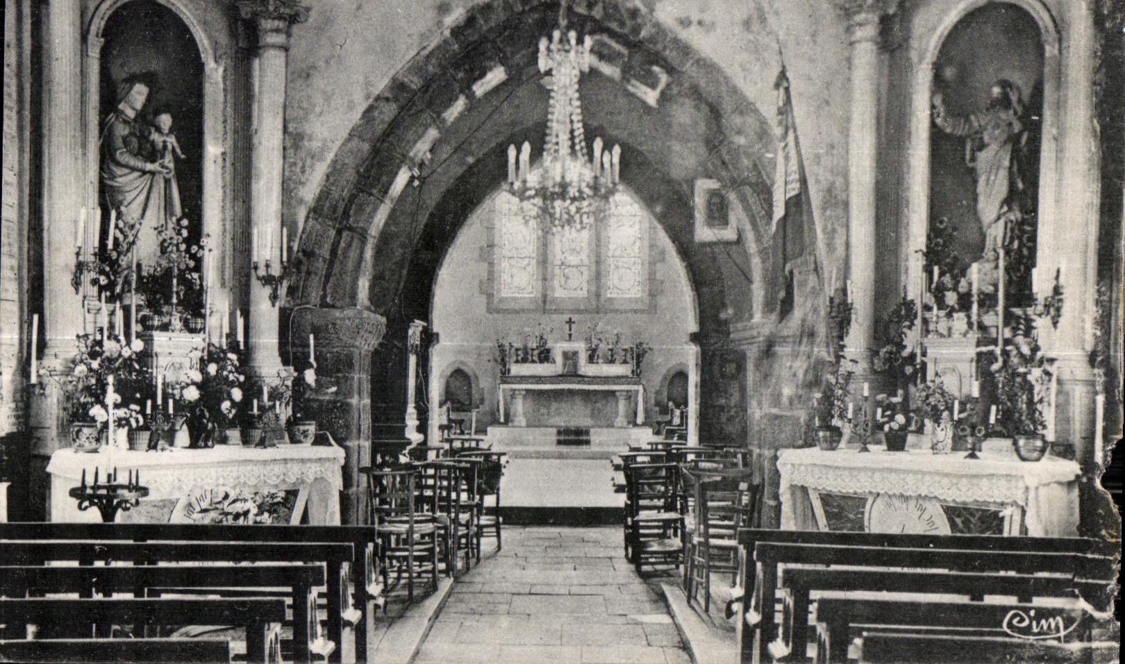 CPA Carolles (Manche) L Eglise