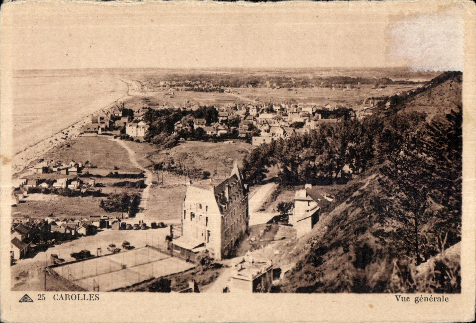 CPA Carolles Vue generale