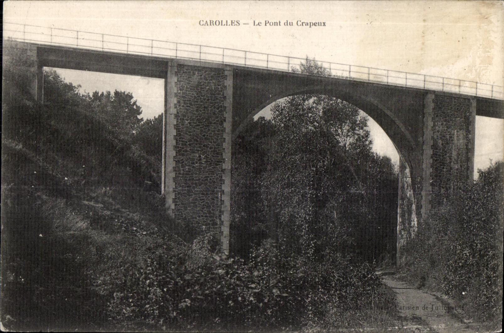 CPA Carolles Le Pont du Crapeux
