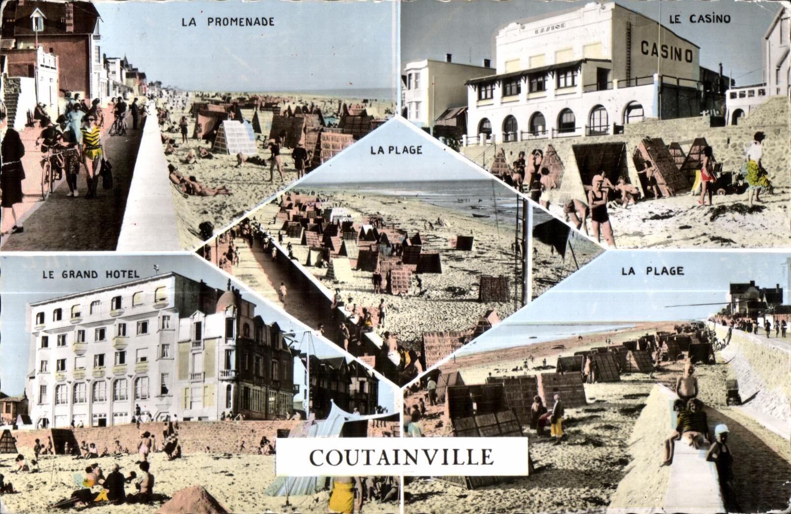 CPA Coutainville Souvenir