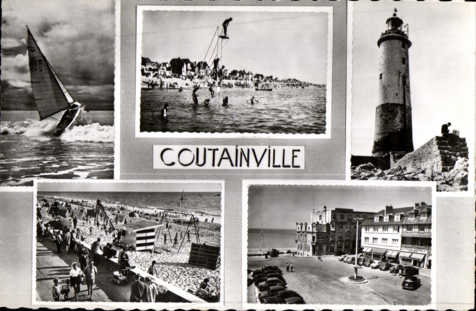 CPA De Coutainville Phare Lighthouse