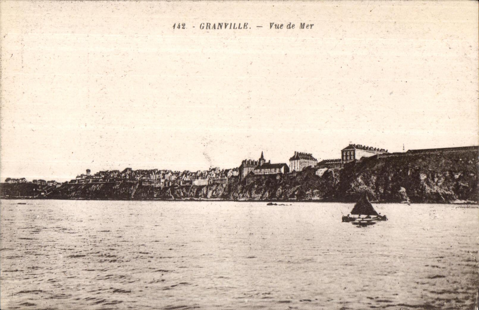 CPA Granville Vue de Mer