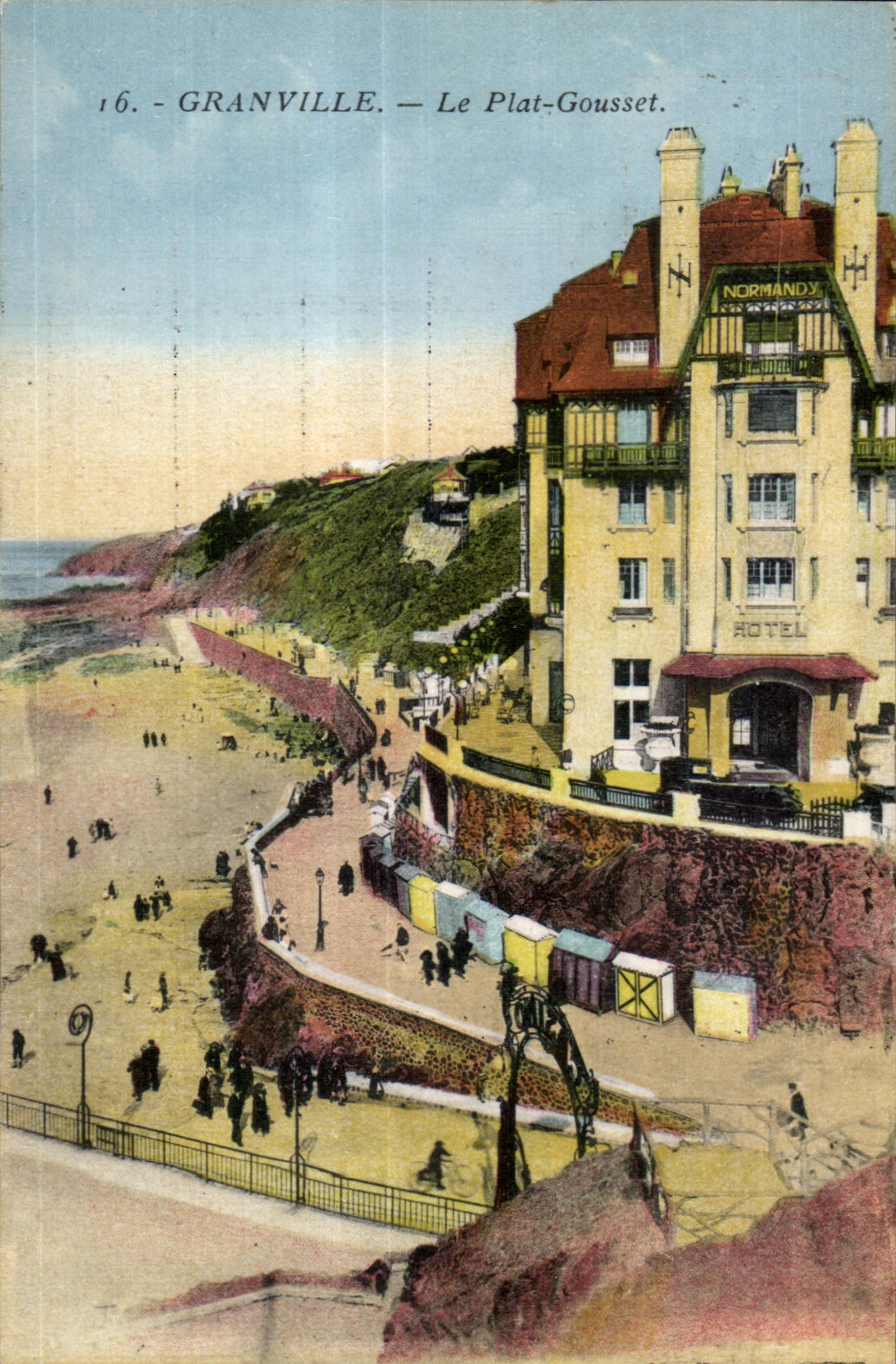 CPA Granville Le Plat Goussset