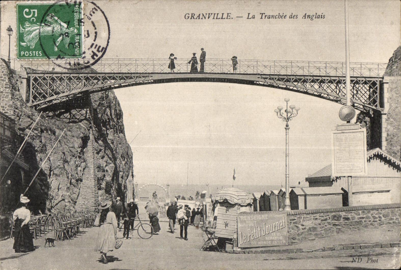 CPA Granville La Tranchee des Anglais