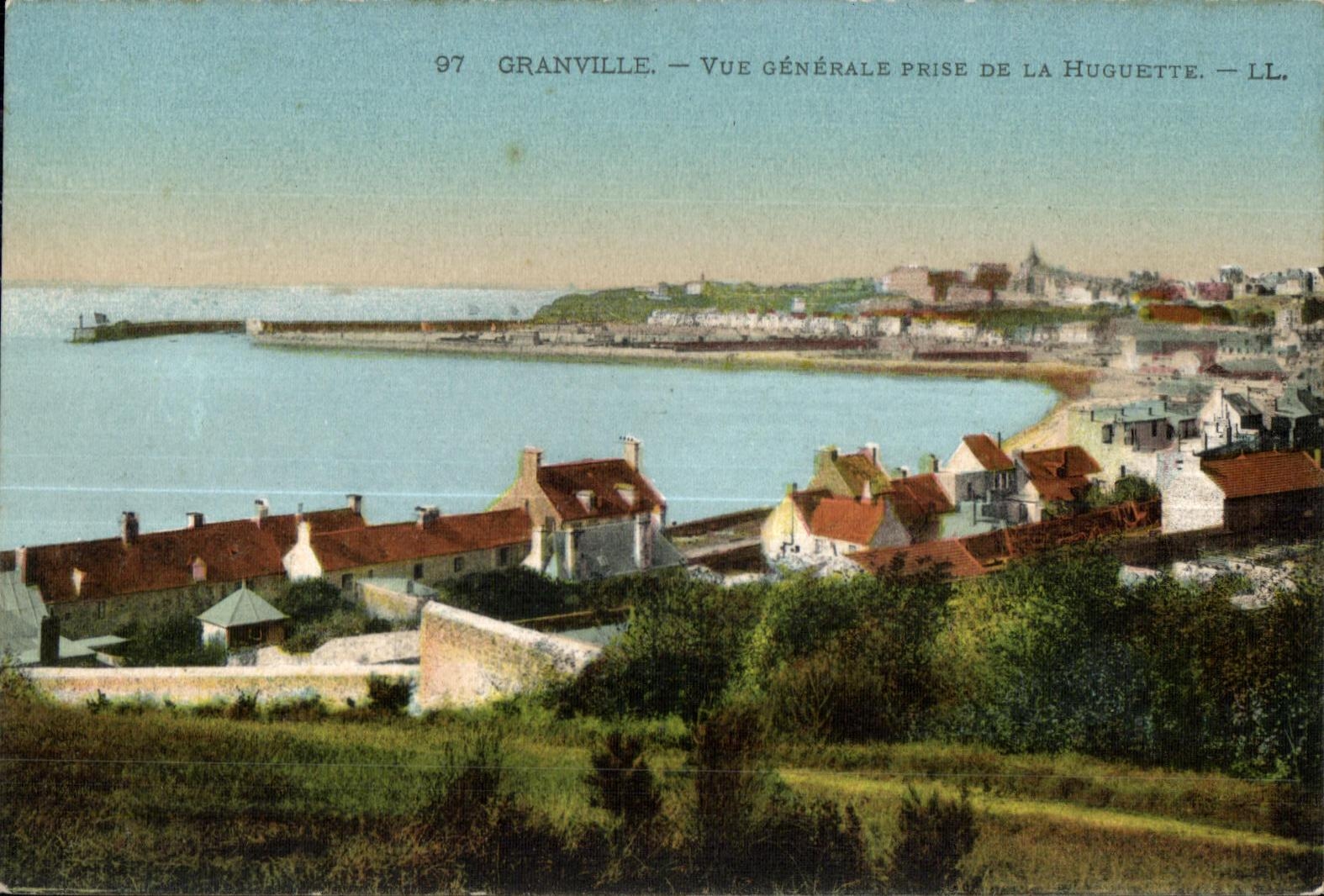 CPA Granville Vue Generale prise de la huguette