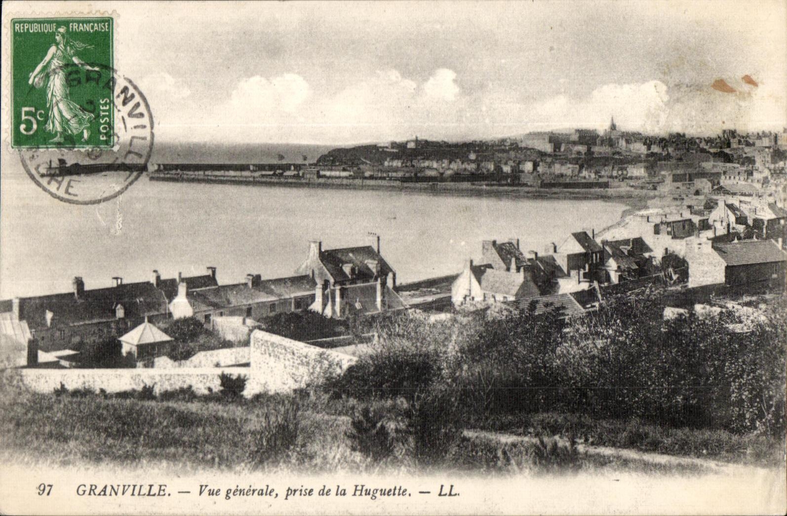 CPA Granville Vue gengerale prise de la Huguette