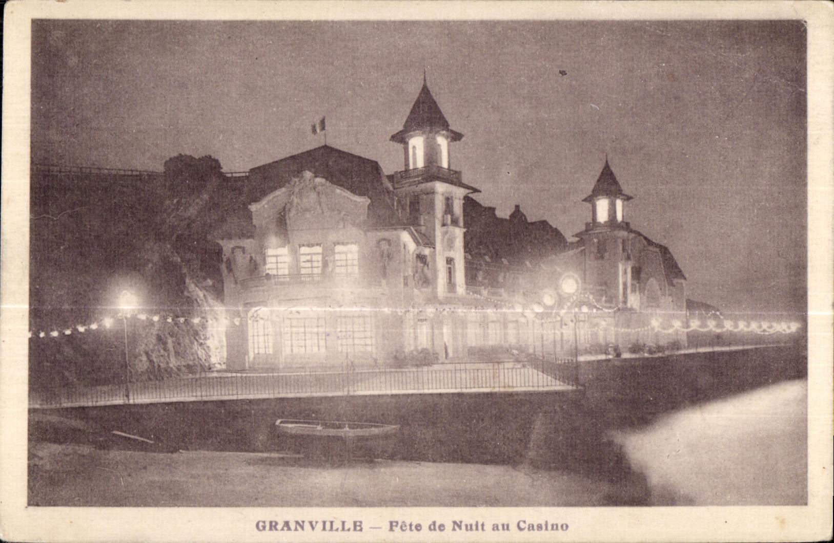 CPA Granville Pote de Nuit au Casino