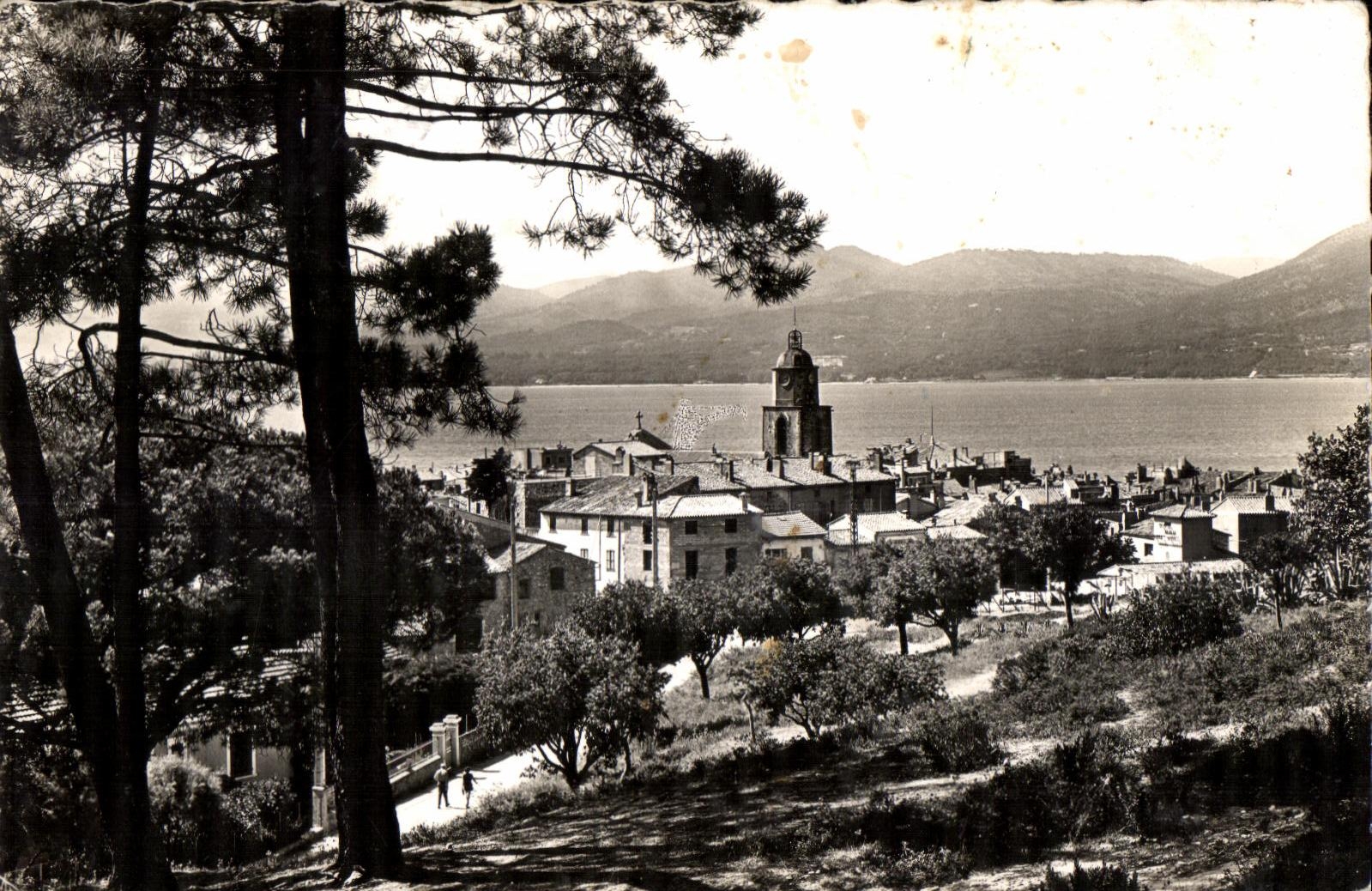 CPA Saint tropez Vue sur la ville et le goite
