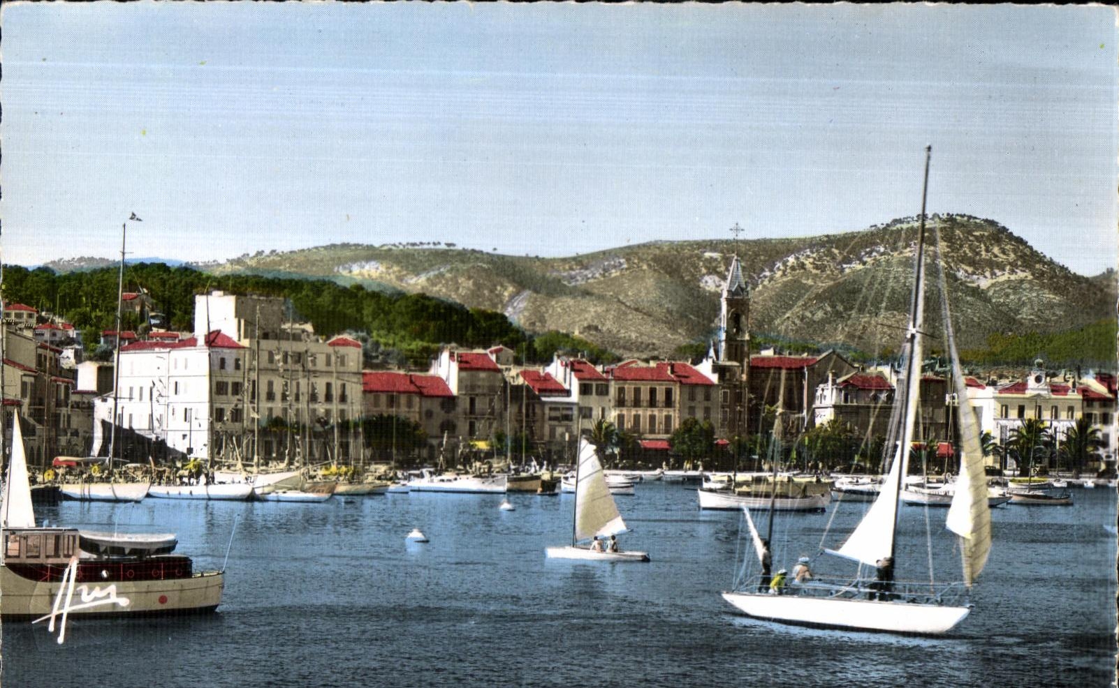 CPA Cote d Azur Sanary Sur Mer La Port