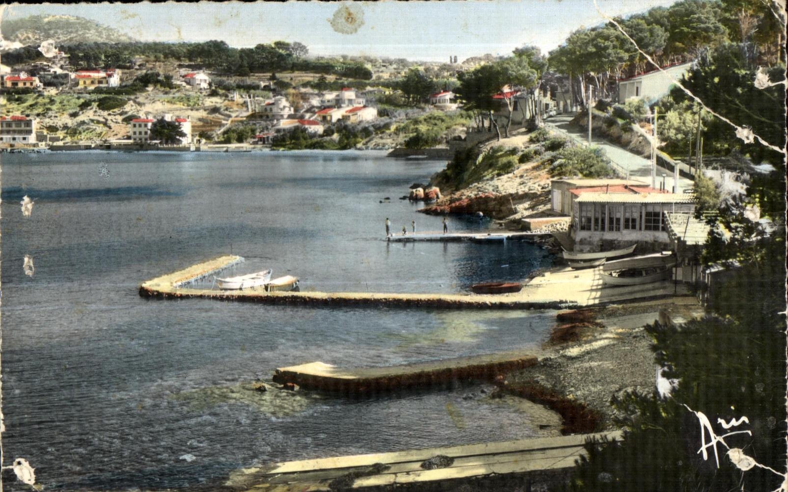 CPA Cote d azur la Gorguette Petit Port Chez I Aricot