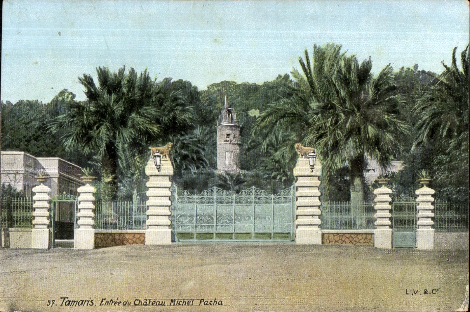 CPA Tamaris Entree Chateau michel pacha