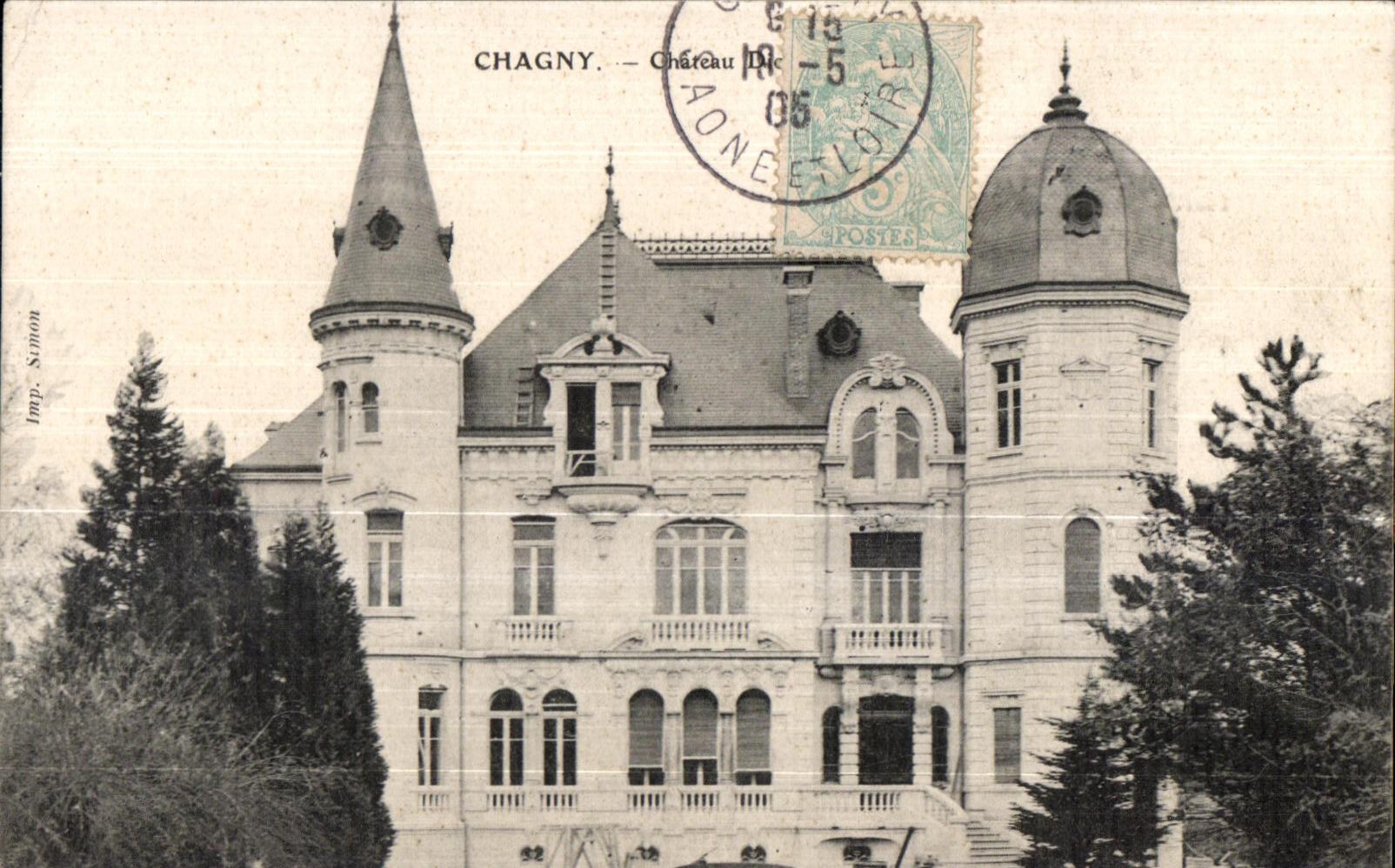 CPA Chagny Chateau