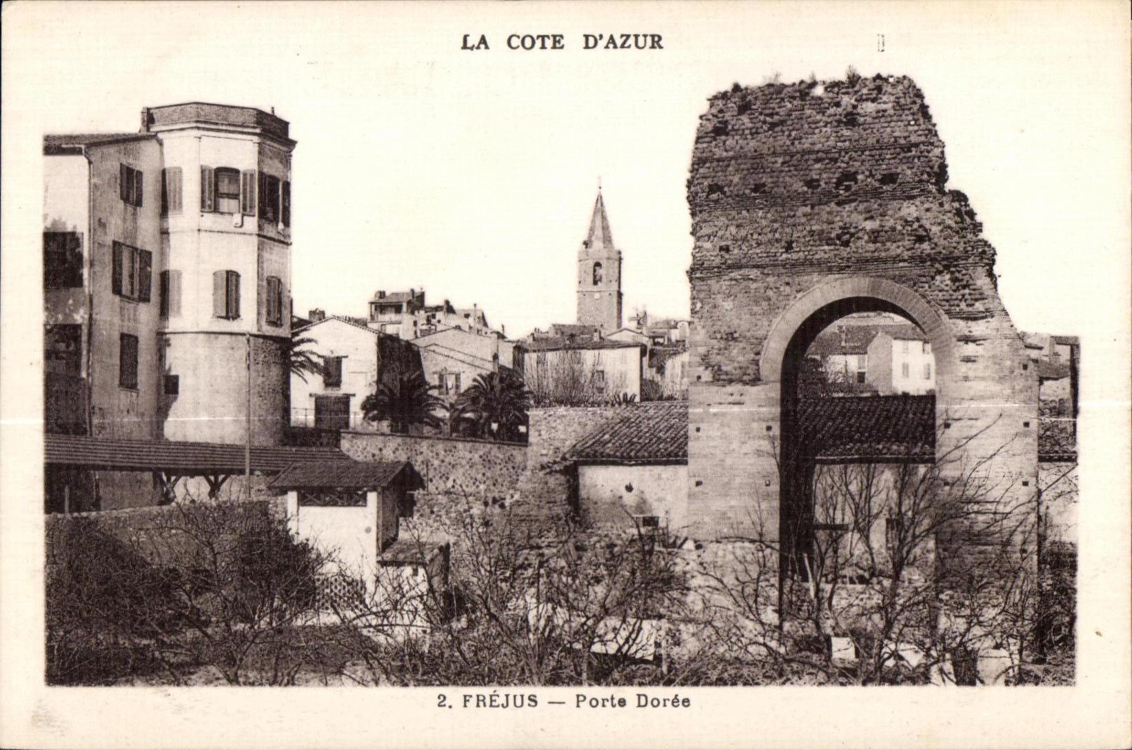 CPA Frejus Porte Doree