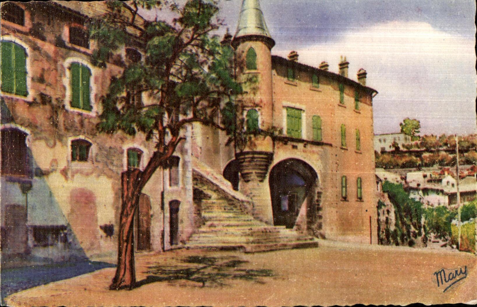 CPA Hyeres Les Palmiers Vieille Maison du Quartier St Paul