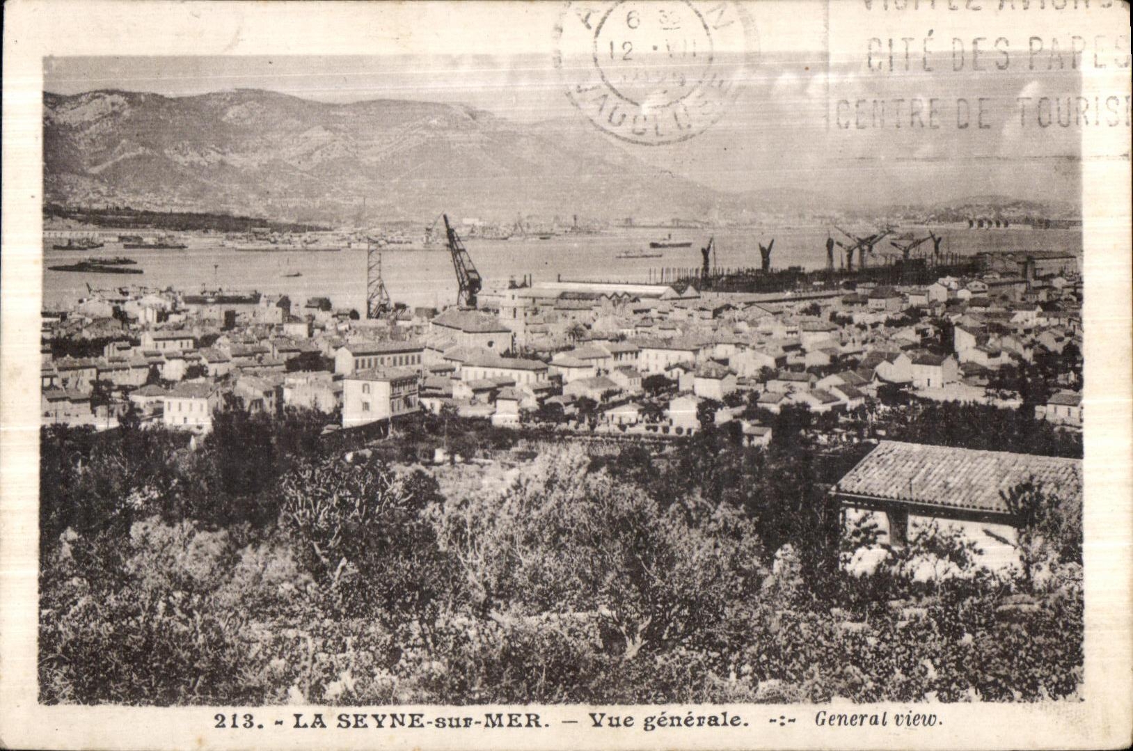 CPA La Seyne Sur Mer Vue generale General view