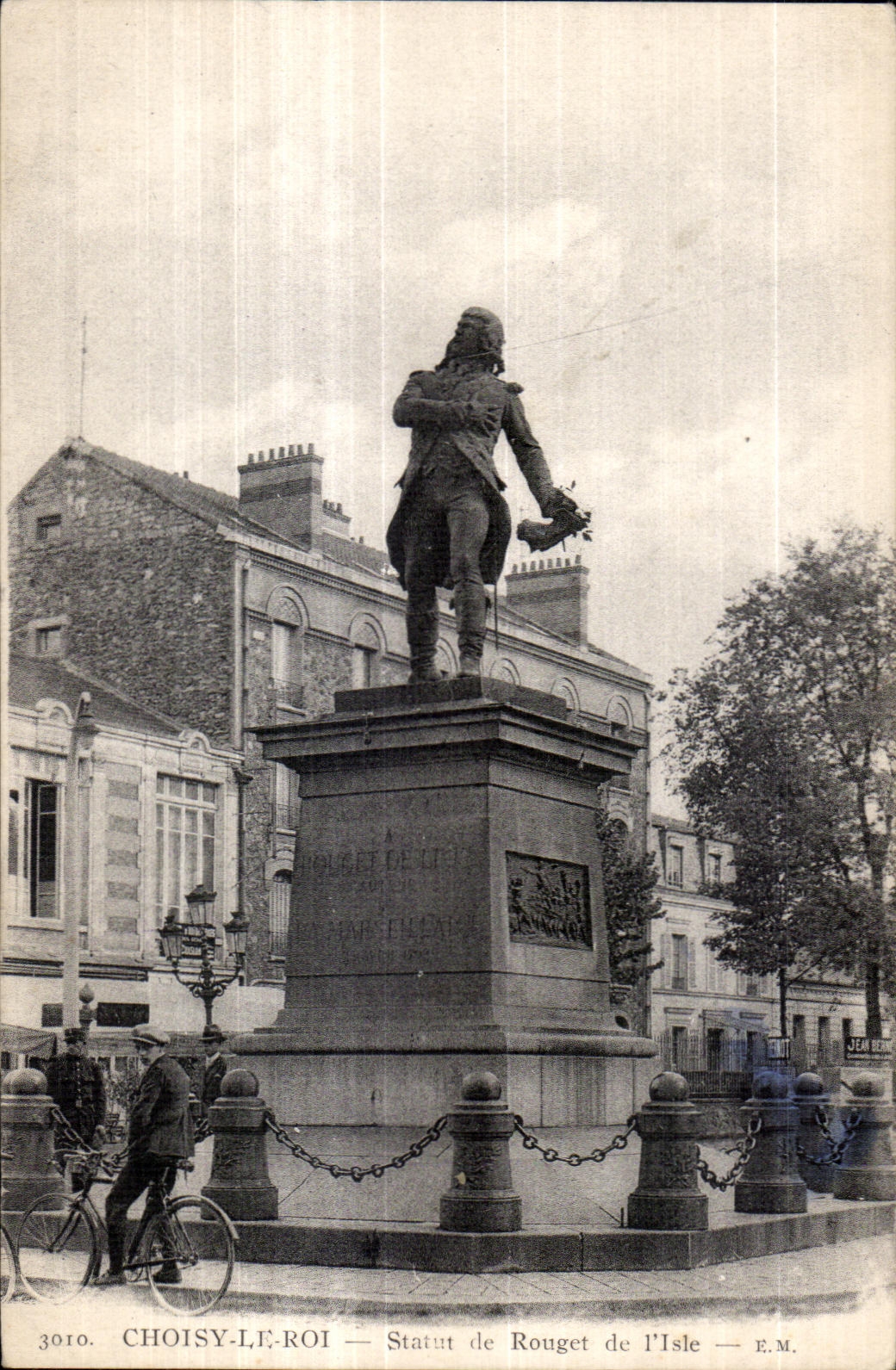 CPA Choisy le Roi Statue de Rouget de I Isle