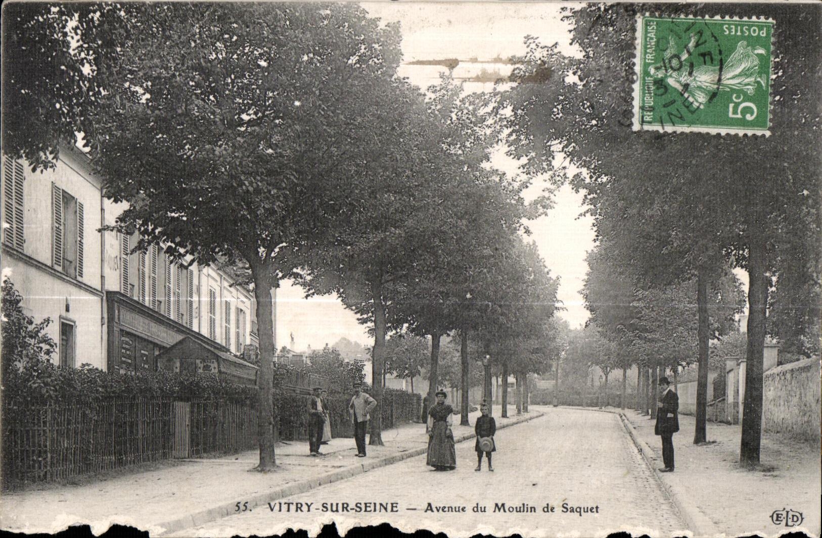 CPA Vitry Sur Seine Avenue du Moulin de Saquet