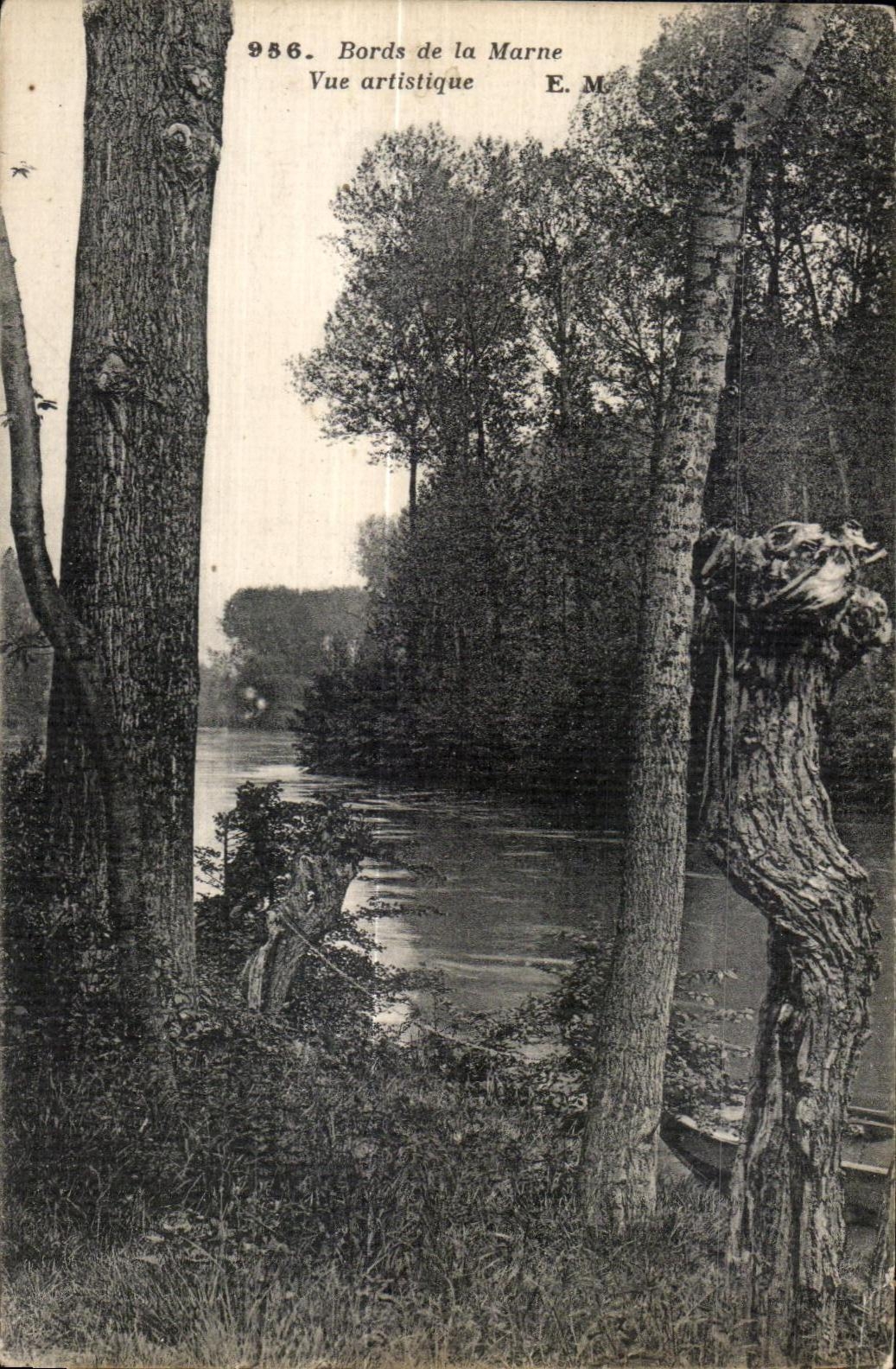 CPA Bords de la Marne Vue artistique