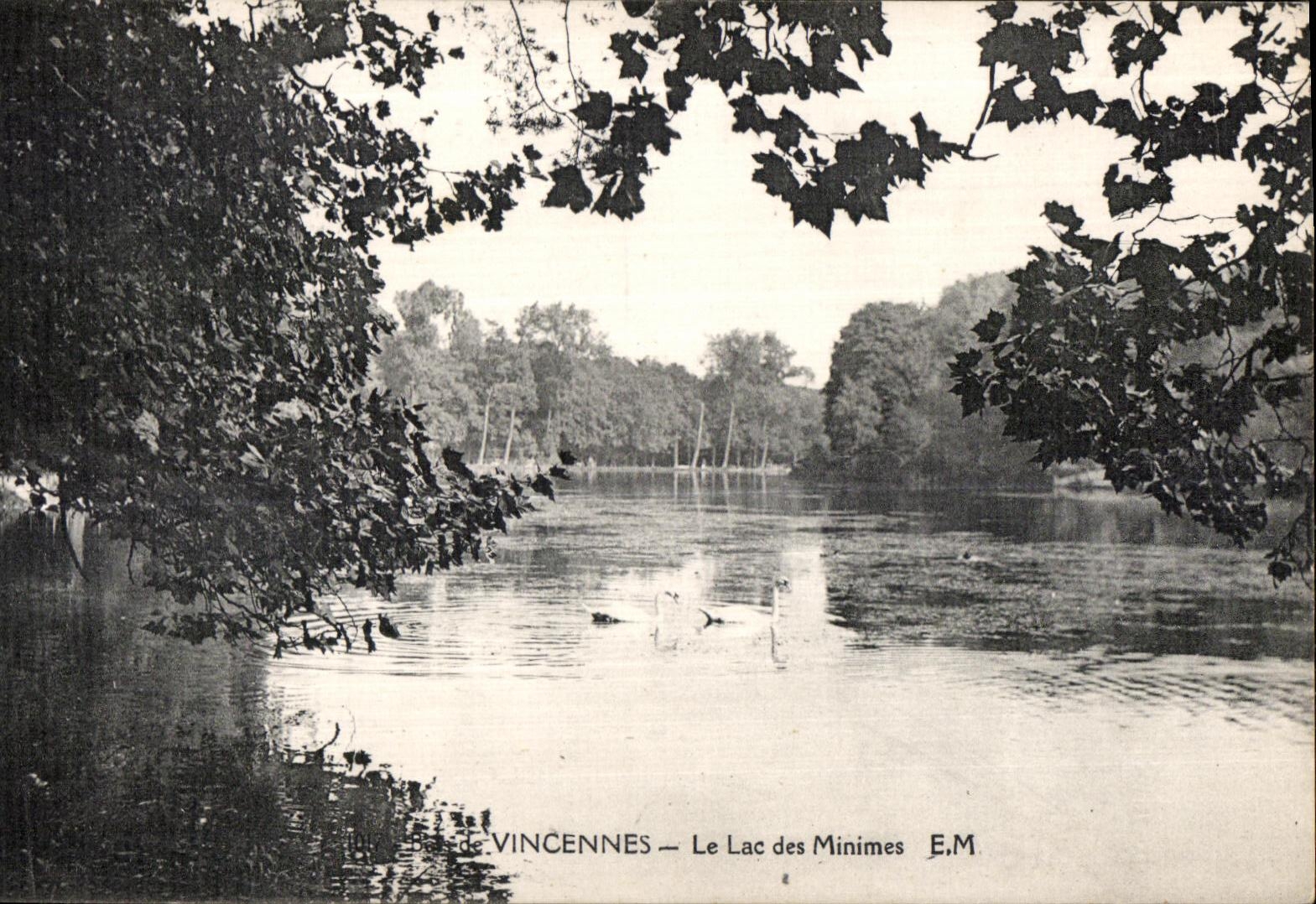 CPA Vincennes the Lake of the Tiny ones